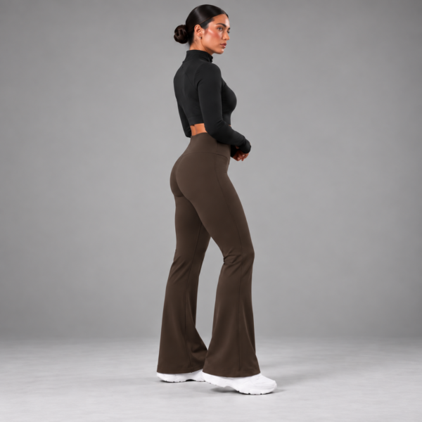 nerva-flow-flare-leggings-coffee-brown-side.jpg NERVA Flow Flare Leggings