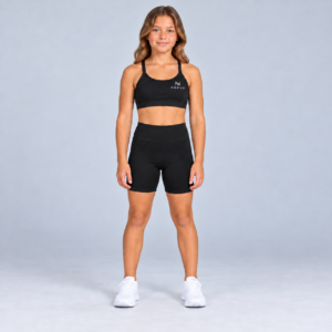 nerva-kids-active-shorts-black-front.jpg NERVA Kids Active Shorts
