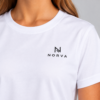 norva-kids-core-tee-white-detail.jpg NORVA Kids Core Tee vit barn detalj
